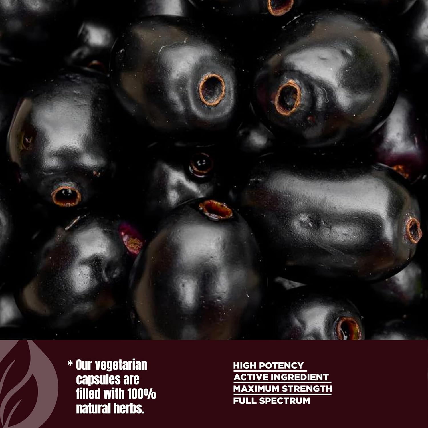 Jamun Cápsulas - Extracto de Semillas de Eugenia Jambolana (10:1) - 60 Cápsulas Veganas
