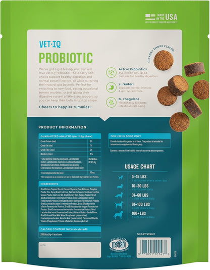 VetIQ Probiótico para Perros - Apoyo – Forma de administración: Los masticables blandos suelen ser bien aceptados – Image 7