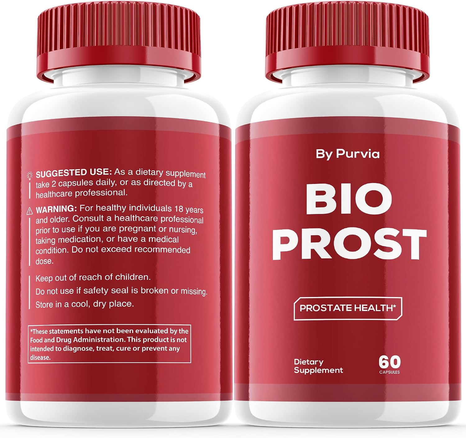 (2 Pack) Bio Prost - Bio Prost Pills Original Supplement, BioProst Advanced Formula, Bio Prost Maximum Strength Formula and Strength Support, BioProst Complex for Overall Wellness, USA (120 Cápsulas)