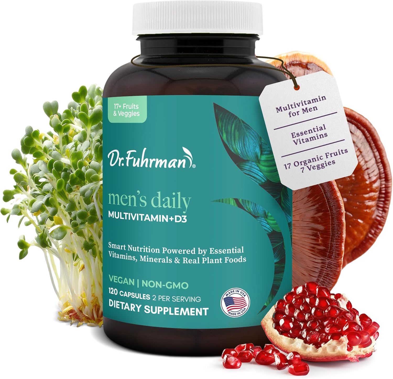 Dr. Fuhrman Multivitamínico para Hombres (2 Meses) - Vegano