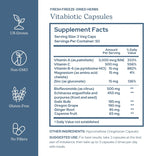 Eclectic Herb Vitabiotic Orgánico - Cápsulas de Apoyo Inmunológico (150 cápsulas, 750 mg)
