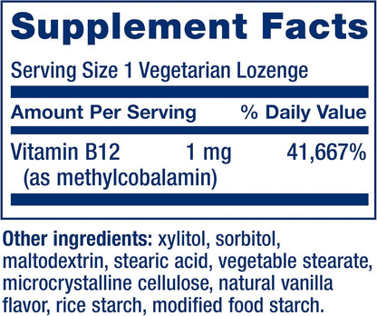 Vitamina B12 Metilcobalamina 1 mg, 60 – Contribuir al metabolismo energético normal. – Image 3