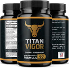 Titan Vigor - Fórmula de Alto Rendimiento para Hombres, 120 Cápsulas