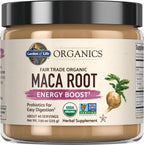 Garden of Life Organics Raíz de Maca Orgánica de Comercio Justo, Energía, 225 g