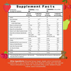 HERBION Naturals Gominolas Multivitamínicas para Niños - 90 unidades, Sabor Fresa