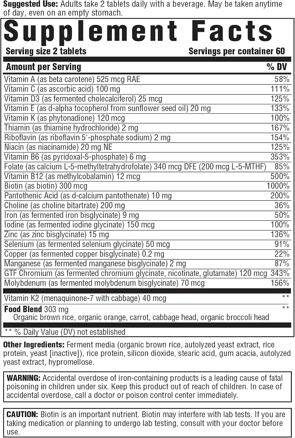 INNATE Response Formulas Multivitamínico Mujeres 40+ - 120 Comprimidos