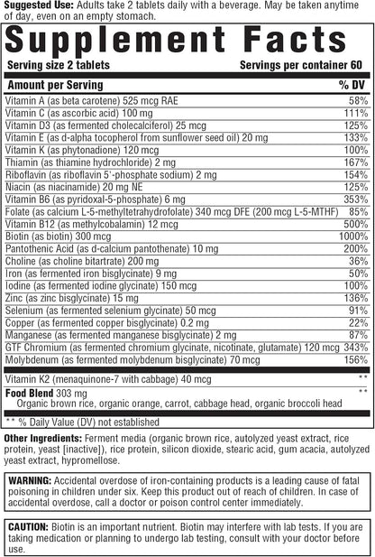 INNATE Response Formulas Multivitamínico – Salud ósea: La vitamina D3 y la vitamina K2 trabajan juntas para – Image 2