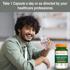Pure Nutrition Lung Health Supplement | 60 Cápsulas | Fórmula Herbal de Apoyo Pulmonar con Quercetina, Vitamina C, Ortiga, Vasaka, Loto, Regaliz y Jengibre