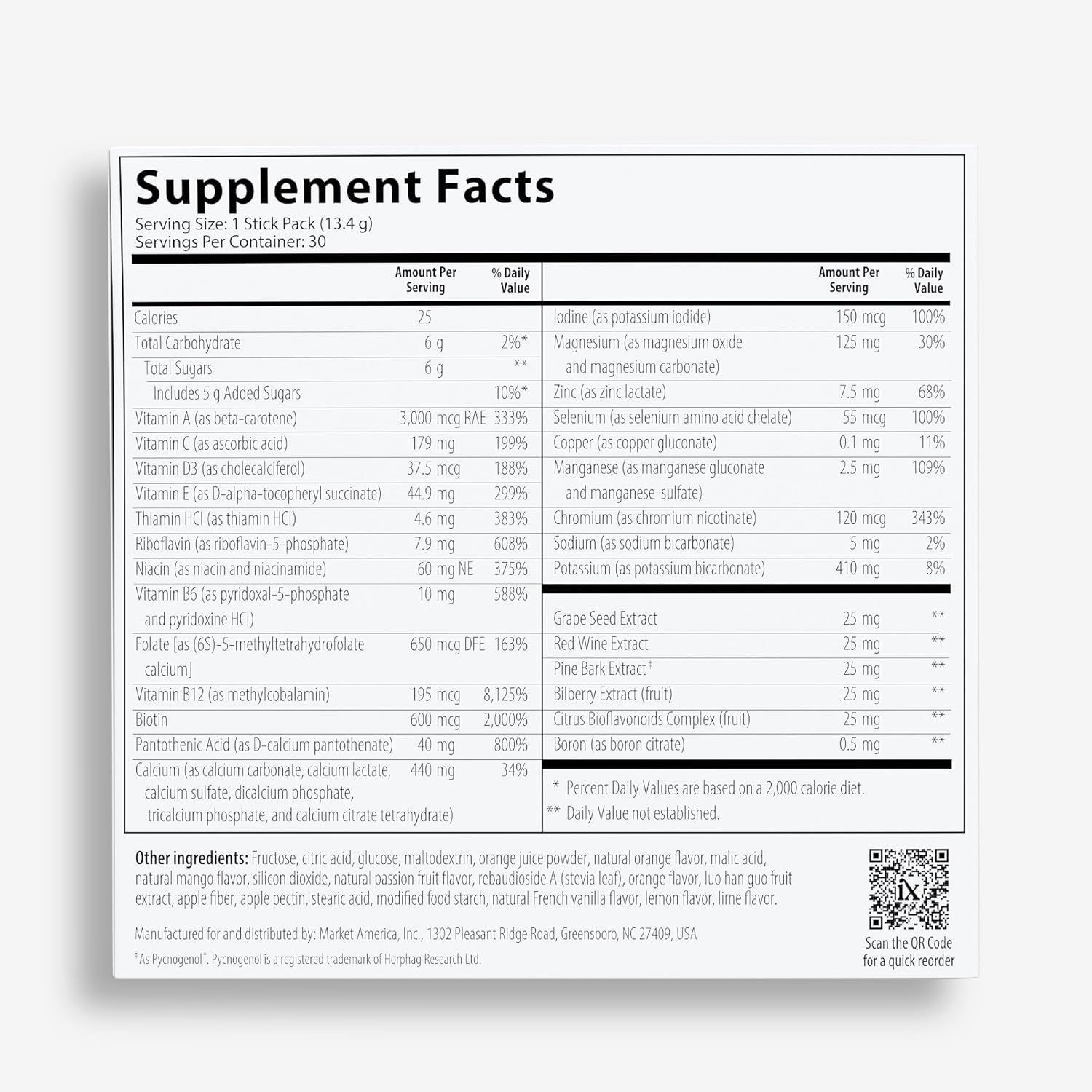 Isotonix Daily Essentials Multivitamínico en Polvo – 30 Sobres