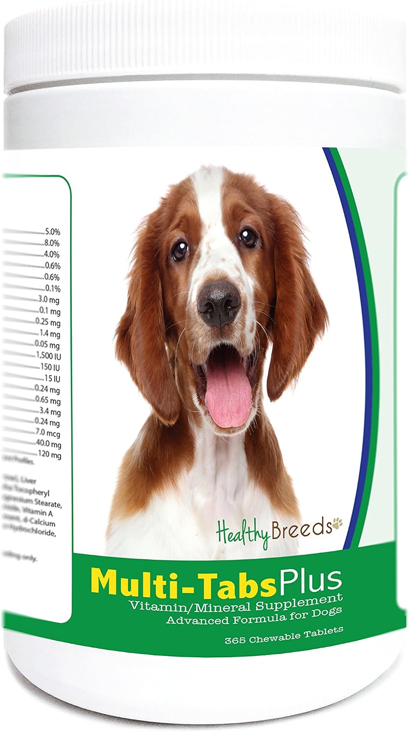 Healthy Breeds Welsh Springer Spaniel Multi-Tabs Plus Comprimidos Masticables 365 Unidades