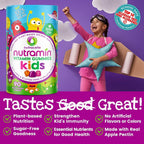 Nutracelle NUTRAMIN Multivitamínico para Niños - Sin Azúcar, Sin Alérgenos, 100% Vegano - 90 Gominolas