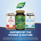 Nature's Way Gomitas para Huesos y Músculos en Crecimiento para Niños - Calcio, Magnesio, Vitamina D3 y K1 - 60 Gomitas Sabor Berry