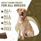 waggedy Daily Essentials Adult Soft Chews - Multivitamínico para Perros (120 Chews Blandos)