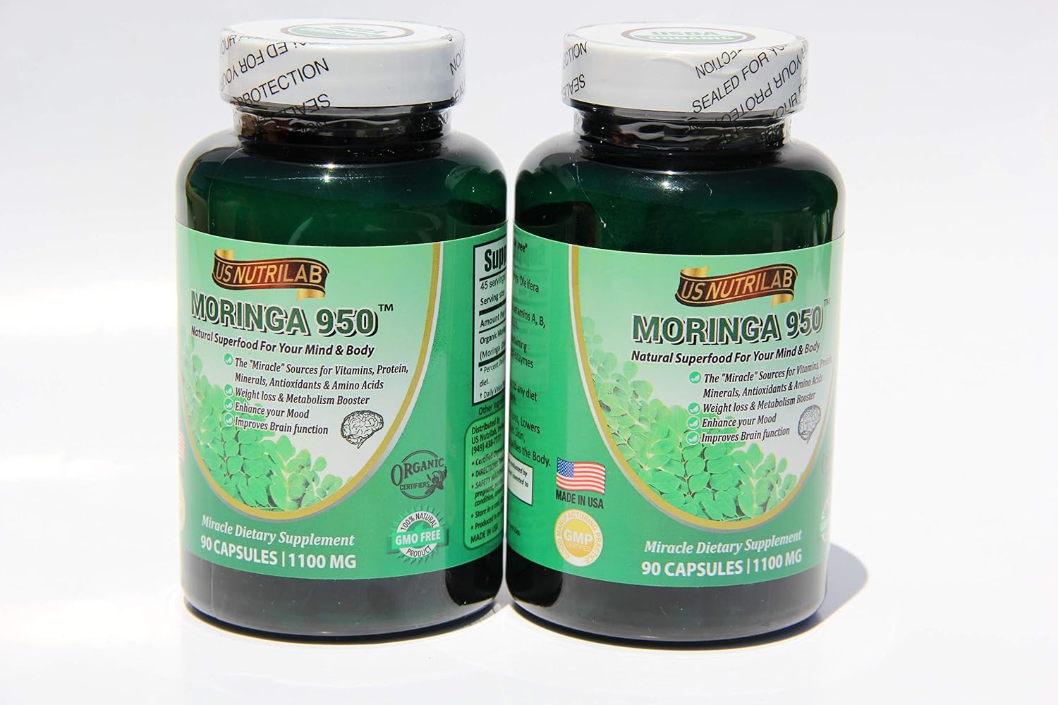 1100 mg (90 Cápsulas) - Fabricado en EE.UU.