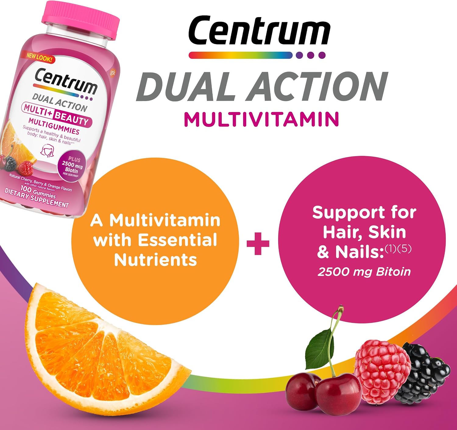 Centrum Multivitamínico en Gominolas, 100 unidades
