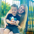 Doctor Taller Kids - Multivitamínico infantil con calcio, 90 comprimidos masticables sabor uva