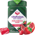 Vitafusion Soft Chews Daily Wellness Multi - Multivitamínico Masticable para Adultos, Envueltos Individualmente, Sabor Berry Fusion, 30 Chews (30 Días)