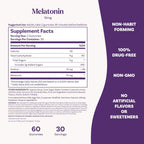 Natrol Melatonina Gominolas 10 mg, 60 Gominolas Sabor Fresa para Adultos
