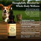 Kan Herb Company Four Marvels – Mezcla herbal china tradicional para perros y gatos, 1 fl oz