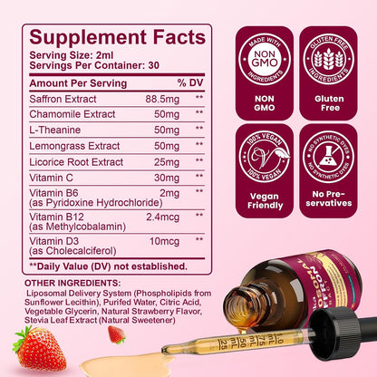 Hovika Suplemento de Azafrán Liposomal - – Vitamina B6: contribuye al metabolismo energético normal y a la – Image 2