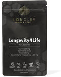 Longevity4Life – Suplemento Celular con Fisetina, Taurina, AKG y Espermidina