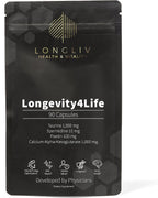 Longevity4Life – Suplemento Celular con Fisetina, Taurina, AKG y Espermidina