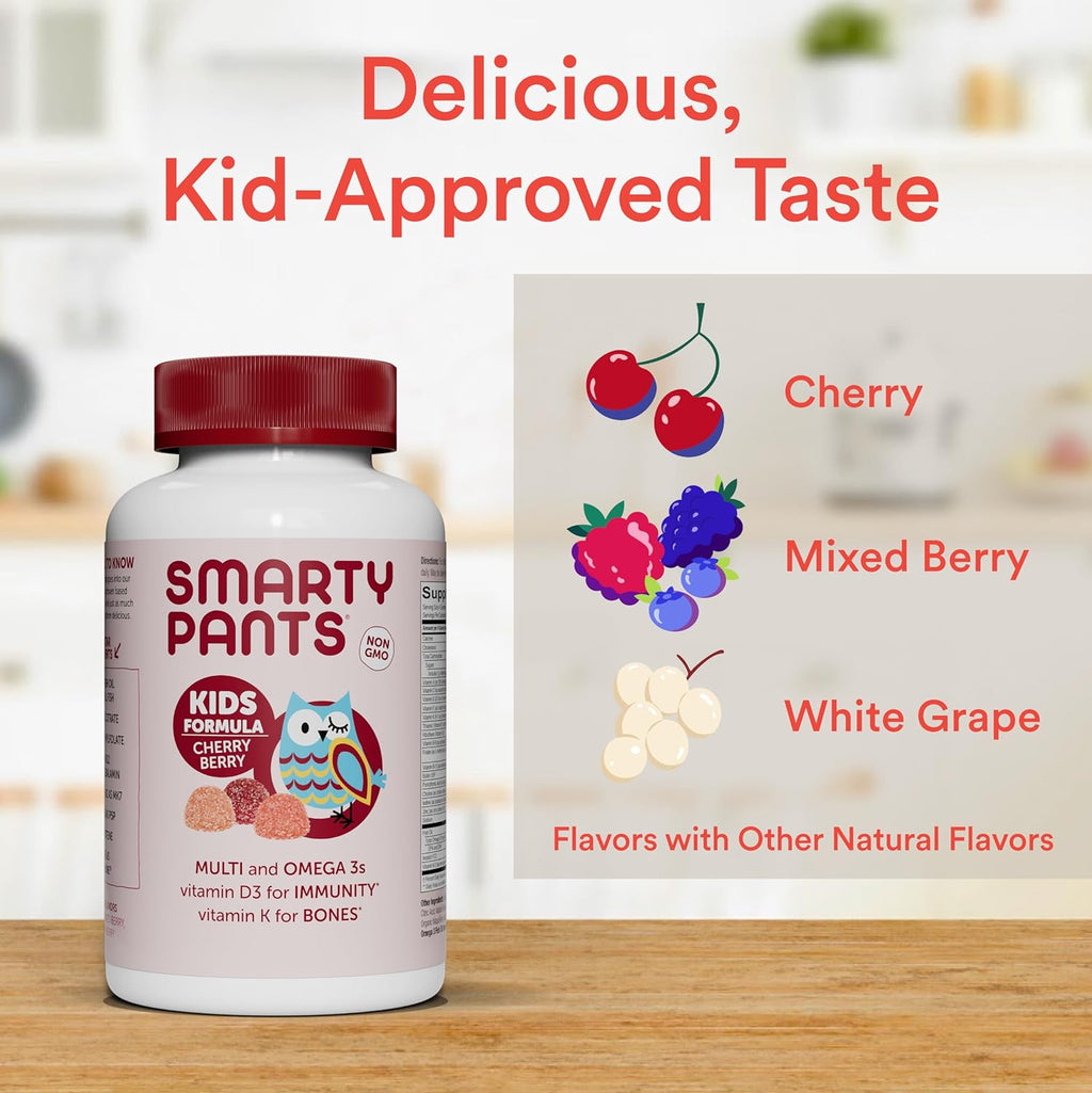 SmartyPants Gomitas Multivitamínicas para Niños - 120 Gomitas (30 Días)