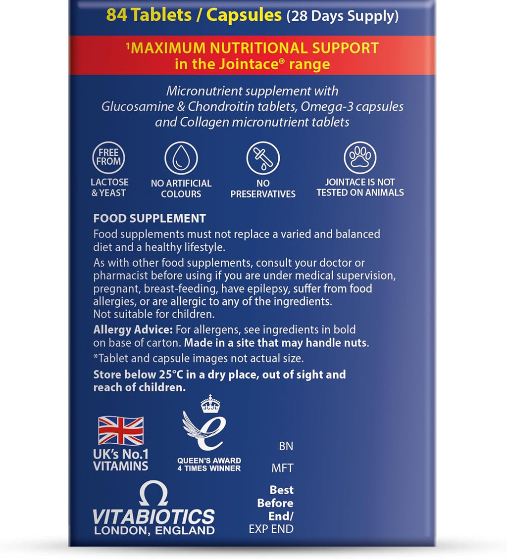 Vitabiotics Jointace Max Tablets - 84 Comprimidos