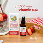 MaryRuth's Spray Orgánico de Vitamina B12 Metilcobalamina - 1500 mcg - 30 ml