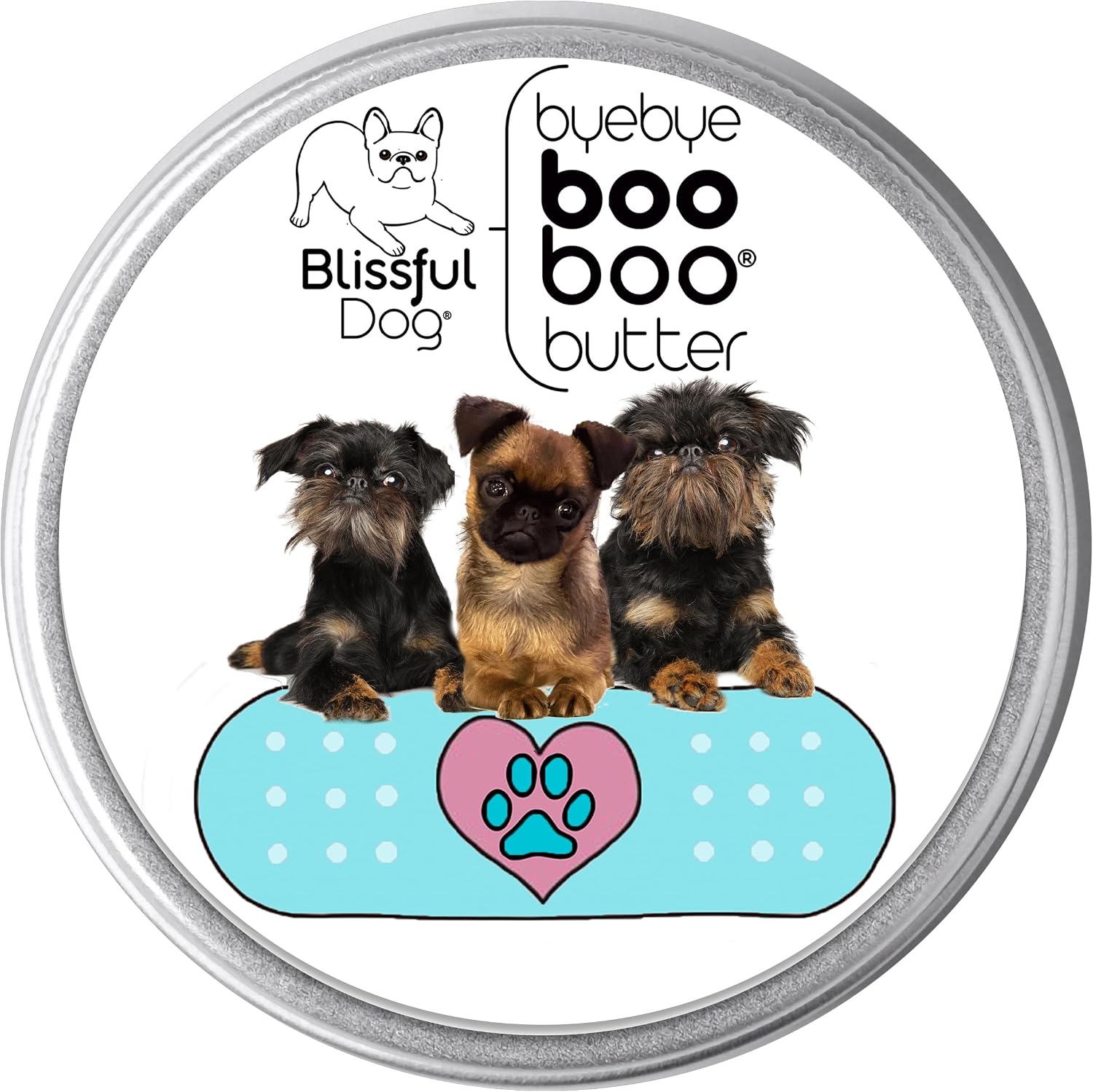 The Blissful Dog Brussels Griffon Boo Boo Butter, 1 OZ