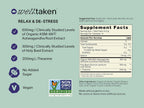 WellTaken Ashwagandha Relax & De-Stress Powder - Limón y Lavanda - 14 sobres