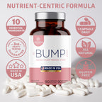 Centurion Health Bump Mini Vitaminas Prenatales Completas para Mujeres con Folato, Colina, Hierro Carbonilo, Zinc, Vitamina D3 y Vitamina B12, 90 Cápsulas