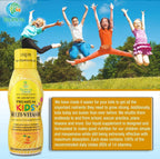 Multivitamínico Líquido Premium para Niños - 14 Vitaminas, Sin Azúcar, Sabor Natural - 473 ml