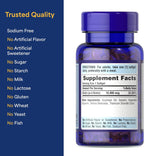 Puritan's Pride Biotina 10.000 mcg, 100 Cápsulas Blandas de Liberación Rápida