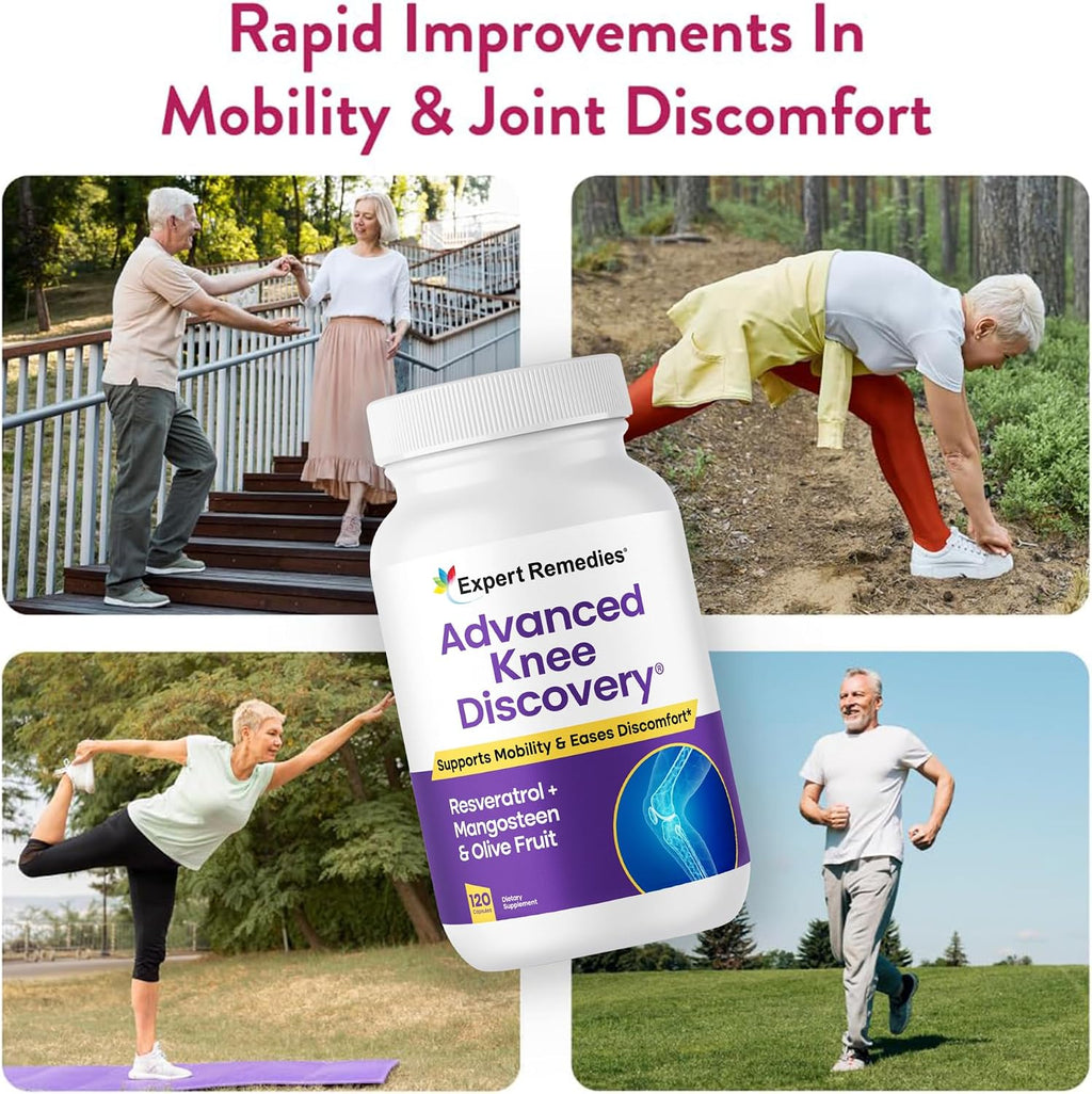Advanced Knee Discovery - Suplemento para el Apoyo de las Articulaciones de la Rodilla, 120 Cápsulas