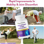 Advanced Knee Discovery - Suplemento para el Apoyo de las Articulaciones de la Rodilla, 120 Cápsulas