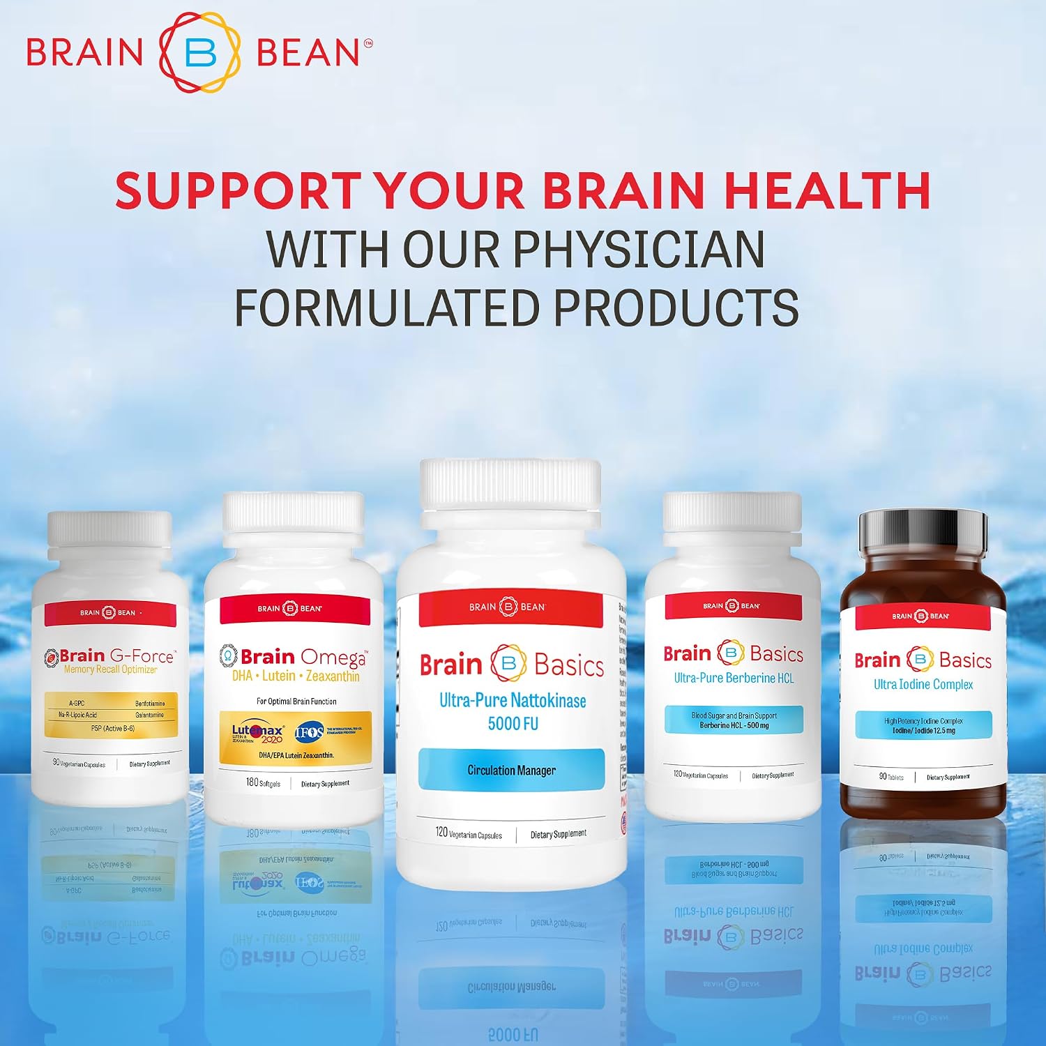 Brain Basic Ultra-Pure Nattokinase 5000 FU – 120 Cápsulas