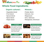 NOTO WholeLove Plus Women's Organic Whole Food Multivitamin, 60 tabletas