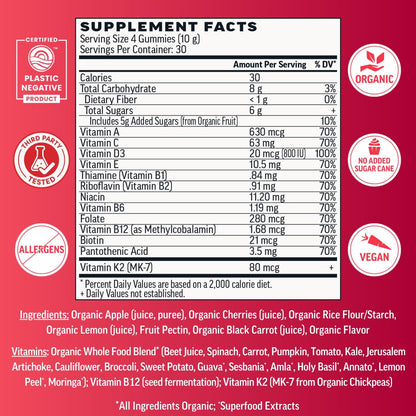 Llama Naturals Multivitamínico para Mujeres – Vitamina D: contribuye al mantenimiento de los huesos y dientes en – Image 3