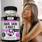 Kaya Naturals Biotina con Vitaminas para Cabello, Piel y Uñas