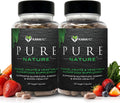 KaraMD Pure Nature - Suplemento de Verduras, Frutas y Vegetales - Multivitamínico de Alimentos Integrales - 20 Frutas y Verduras - Sin Gluten y Vegano (Pack de 2)