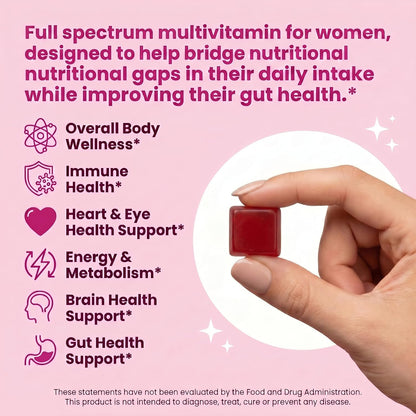 Sakoon nutrition Gominolas Multivitamínicas para Mujeres con Probióticos y Prebióticos - Apoyo Diario Completo, Salud Inmune – Image 4