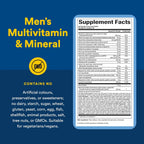 Natural Factors Multivitamínico para Hombres con Minerales, 60 Comprimidos