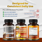 Vegatot Nattokinase Supplement, 10-in-1 Nattokinase Complex 6000 FU with Vitamin K2, CoQ10, Quercetin, Bromelain, & Niacin, Daily Enzyme & Wellness Support*, 150 Capsules, Non-GMO, Gluten Free