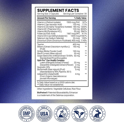 Research Verified Eye Health - Complejo de – Quercetina: Flavonoide que puede ayudar a proteger los capilares – Image 8