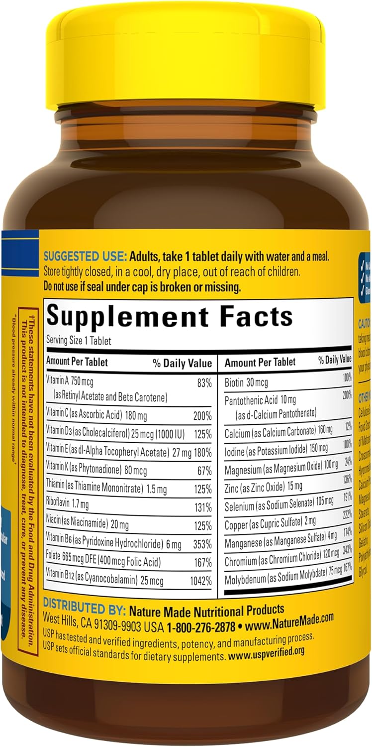 Nature Made Multivitamínico Hombres 50+ 90 Comprimidos