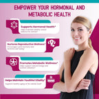 HarmoVira Myo-Inositol + D-Chiro Inositol 12-en-1 – 180 Cápsulas – No Transgénico, Sin Gluten