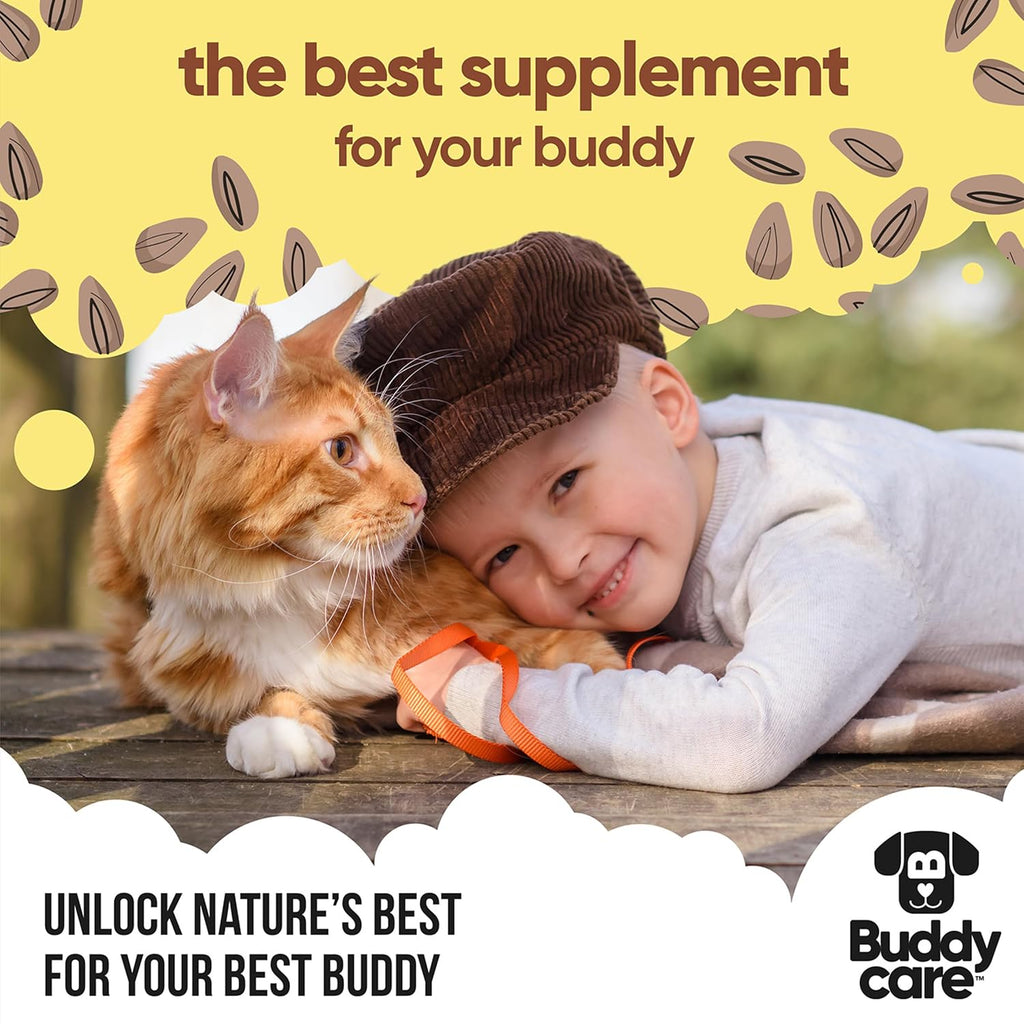 Buddycare Aceite de Linaza - 500 ml - Suplemento Natural para Perros y Gatos - Rico en Ácidos Grasos Omega-3 para un Pelaje y Piel Saludables