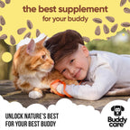 Buddycare Aceite de Linaza - 500 ml - Suplemento Natural para Perros y Gatos - Rico en Ácidos Grasos Omega-3 para un Pelaje y Piel Saludables