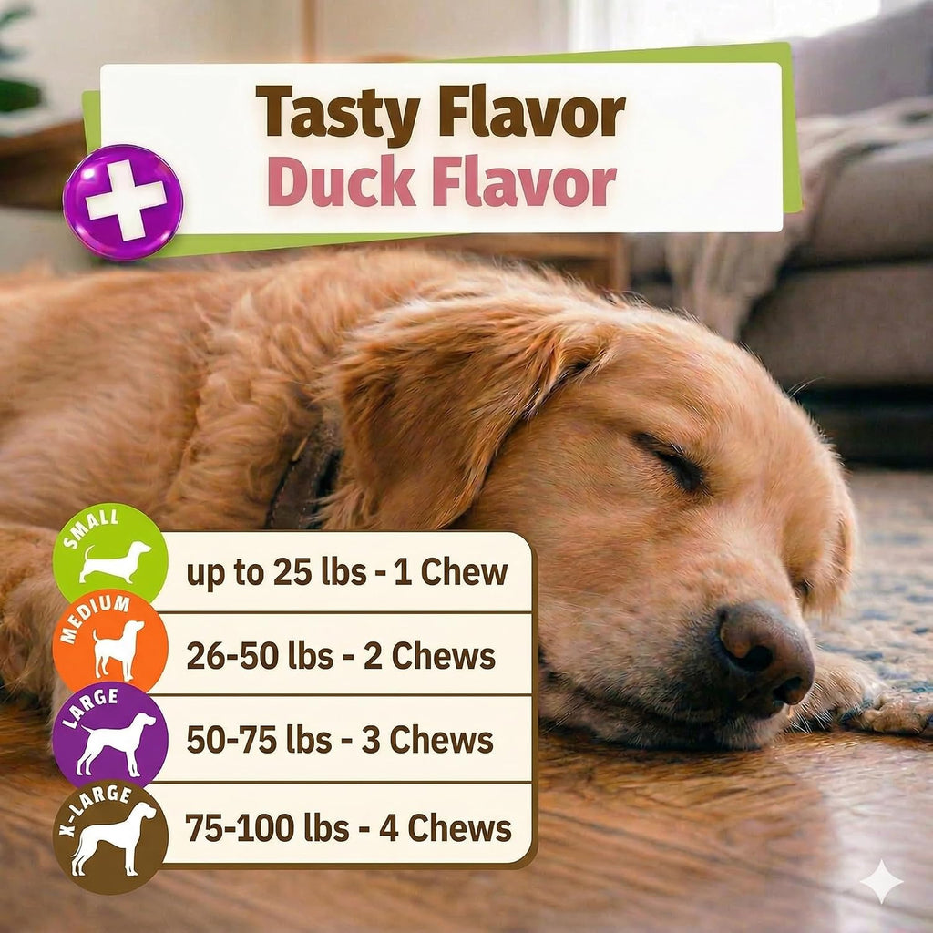 Pet Naturals Daily Probiotic Soft Chews for Dogs, Digestive and Immune Support, 120 Million CFUs per Chew, Duck Flavor, 60 Count